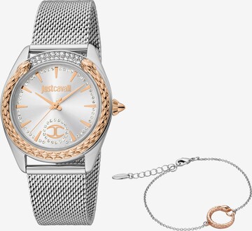 Just Cavalli Time Analog Watch in Silver: front