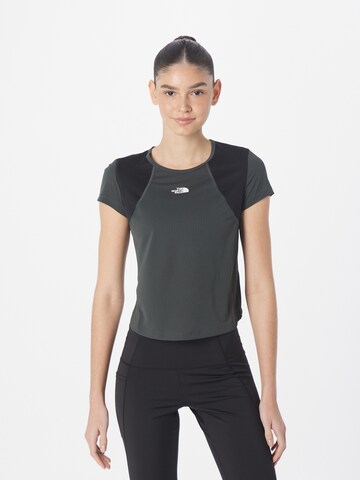 THE NORTH FACE Funktionsshirt in Schwarz: predná strana