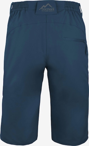 Regular Pantalon outdoor 'Minkey' normani en bleu