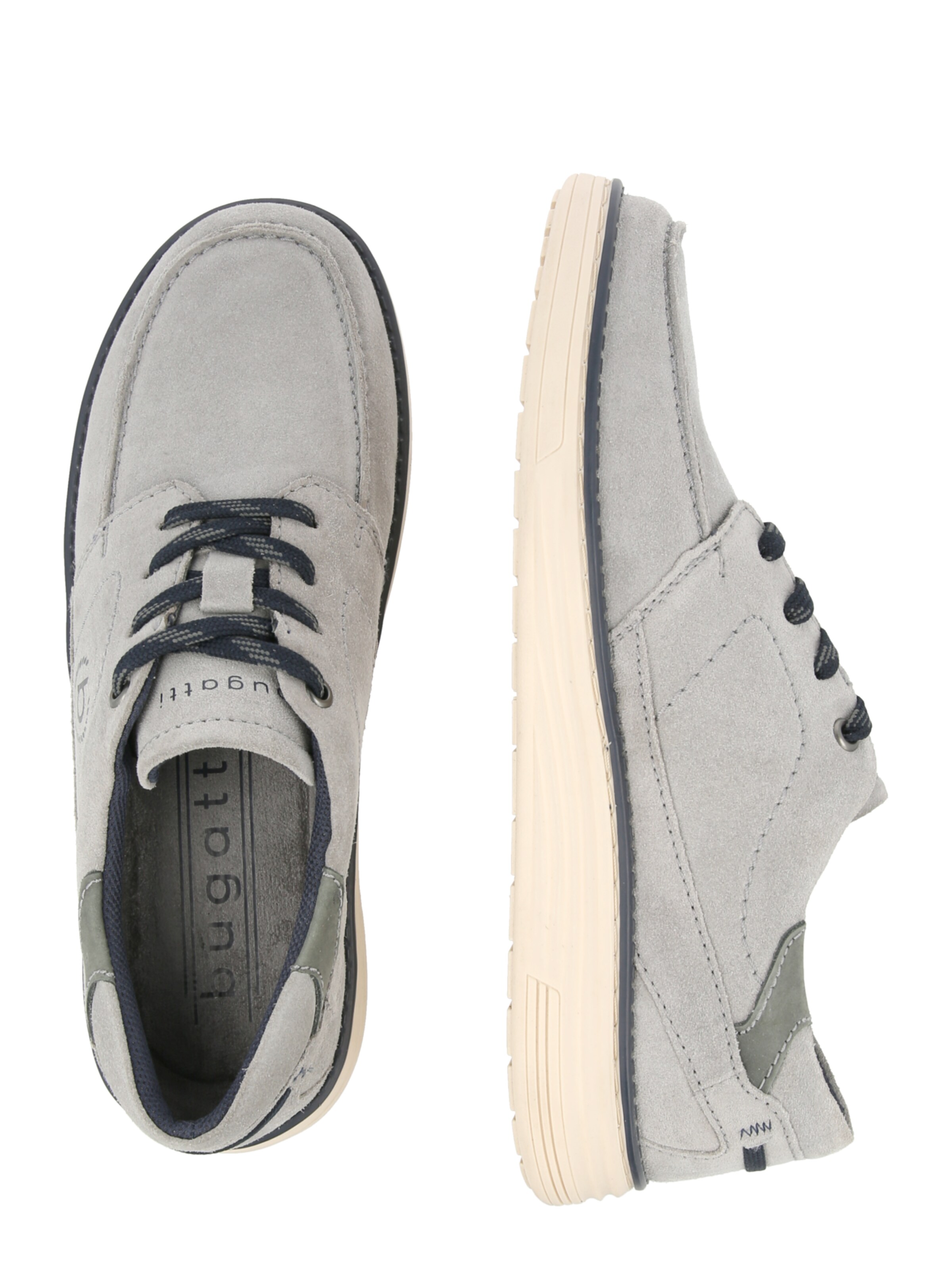 bugatti - Zapatos con cordón en gris