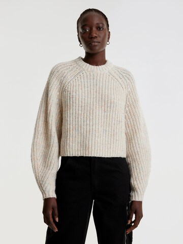 Pull-over 'Martje' EDITED en beige : devant