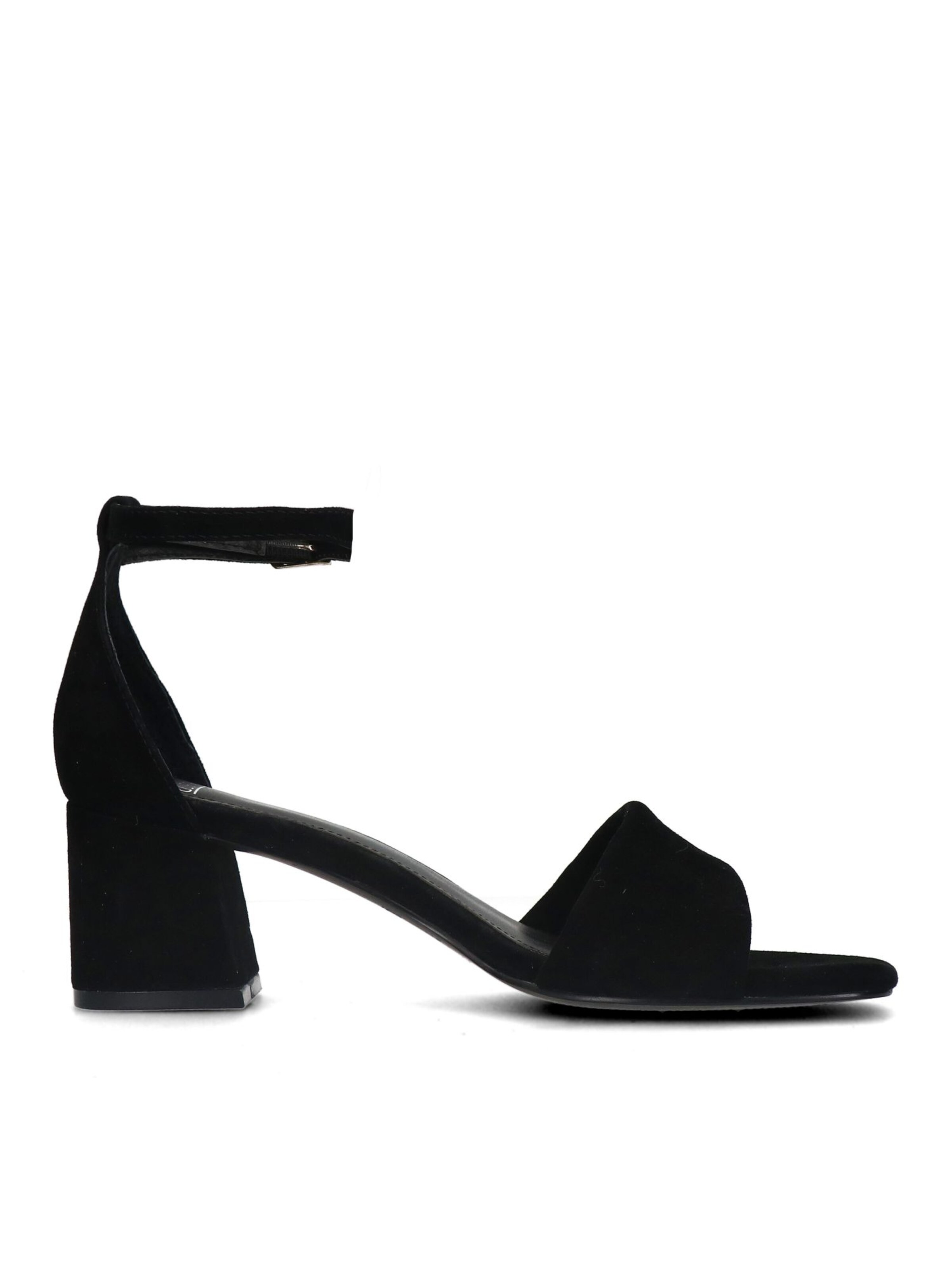 MANFIELD Sandale in Schwarz