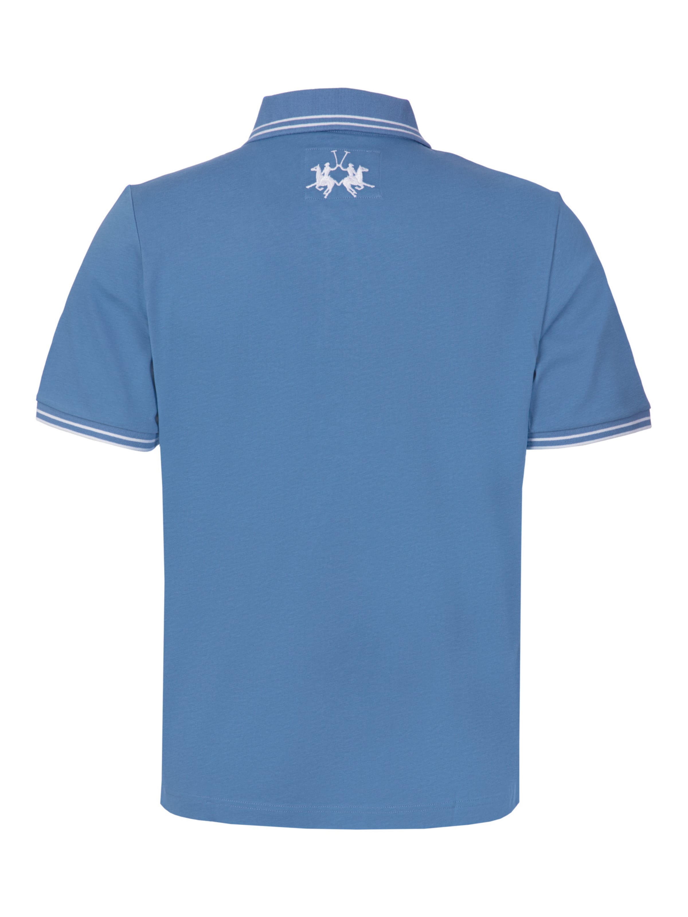 La Martina Poloshirt in Blau