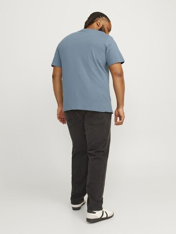 Jack & Jones Plus T-shirt 'JJEBradley' i blå