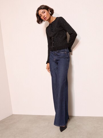 Friends Like These Gebreid vest in Zwart