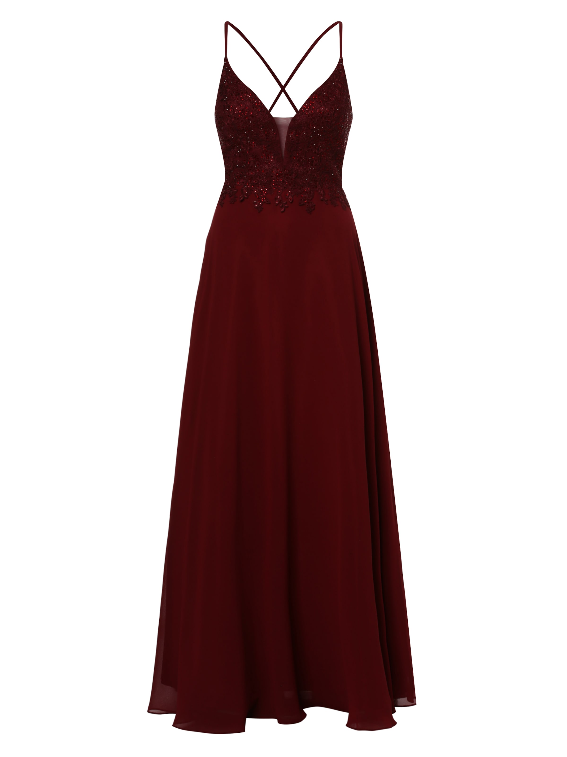 Luxuar Fashion Abendkleid ' ' in Rot: Vorderseite