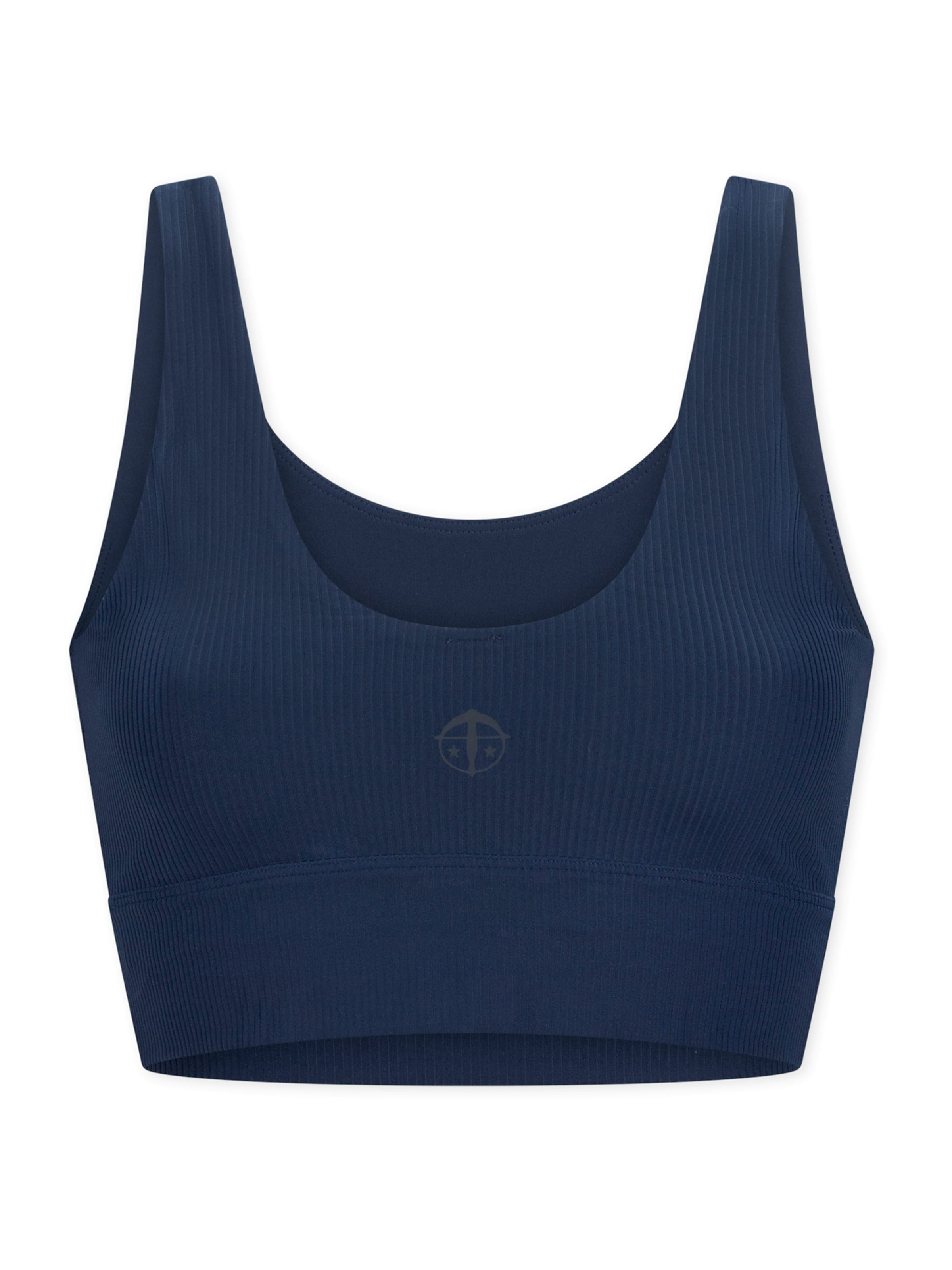 SCHIESSER T-shirt Bra ' Doppelripp - Active ' in Blue: front