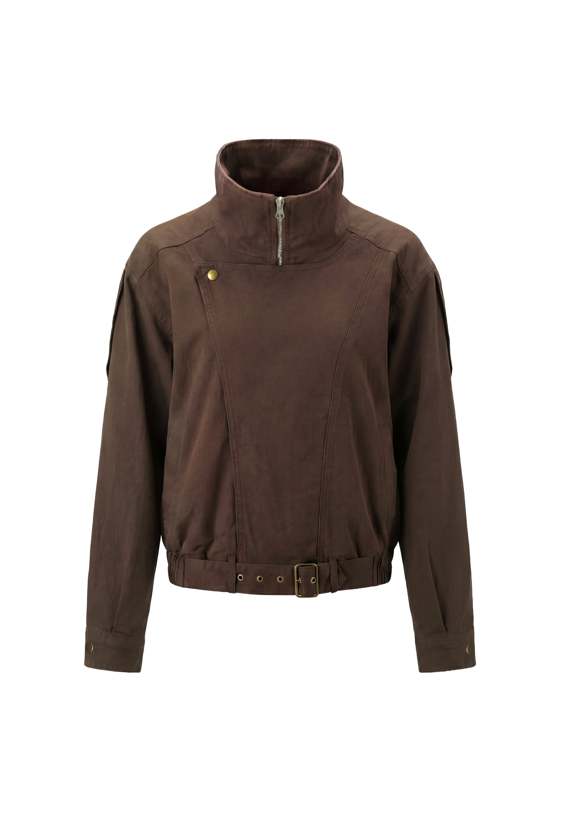 MYMO Between-season jacket in Brown: front