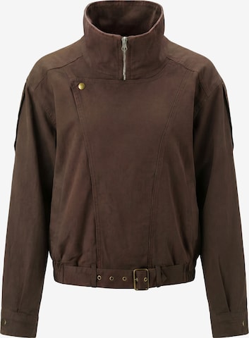 MYMO Between-season jacket in Brown: front
