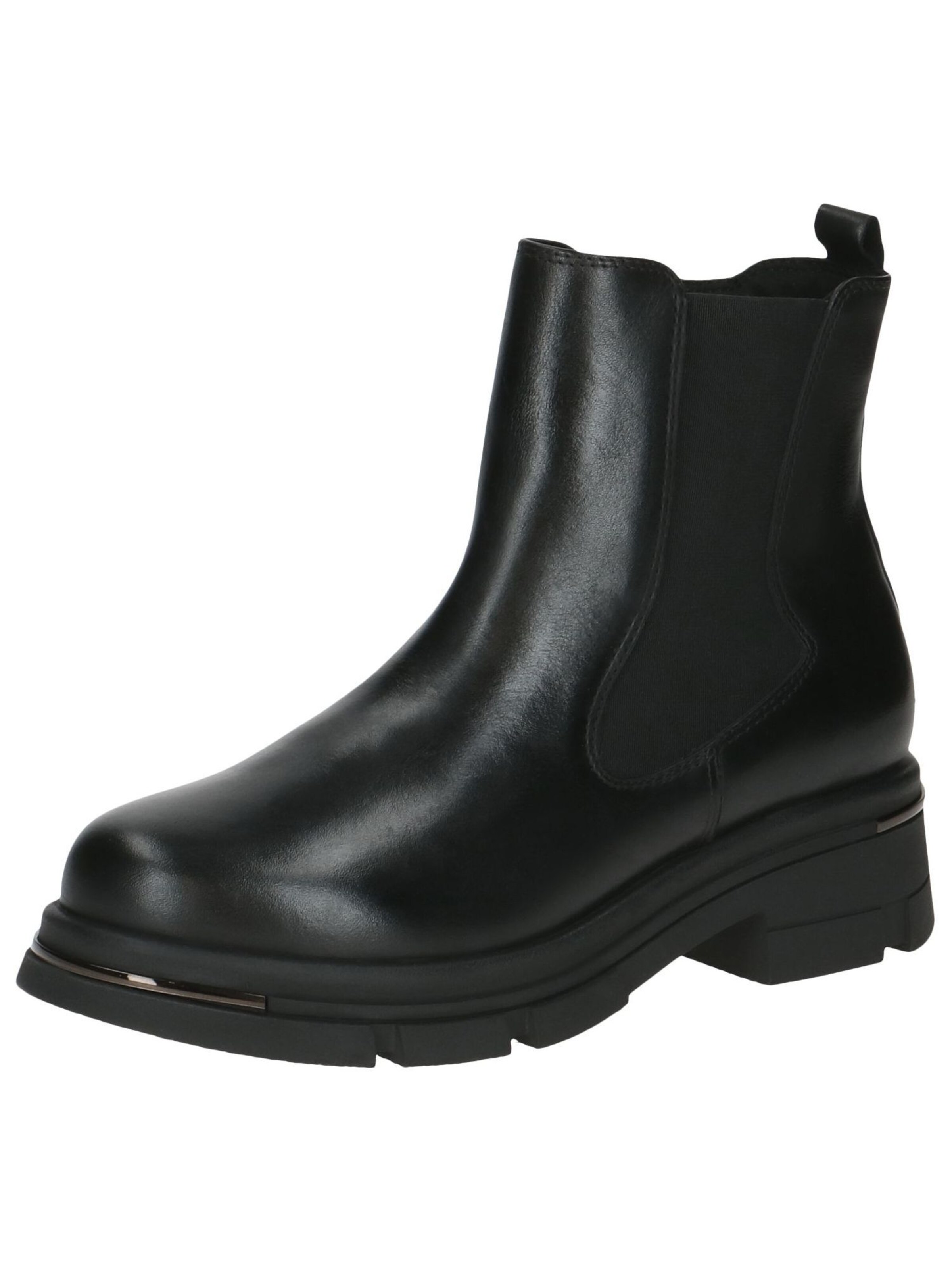 CAPRICE Chelsea Boots in Black: front
