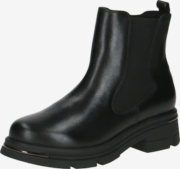 CAPRICE Chelsea Boot in Schwarz: Vorderseite