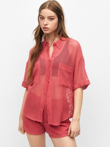 Pull&Bear Bluse in Rot: predná strana