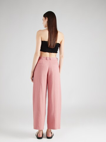 Wide leg Pantaloni 'DESK' di DRYKORN in rosso
