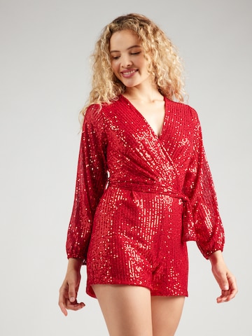 Tuta jumpsuit di WAL G. in rosso: frontale