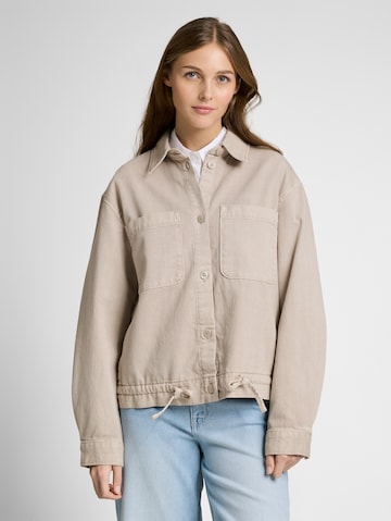 TOM TAILOR DENIM Jacke in Grau: Vorderseite
