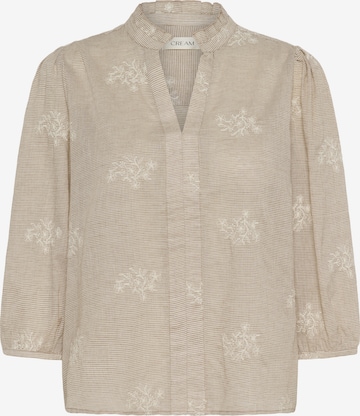 Cream Bluse in Braun: Vorderseite
