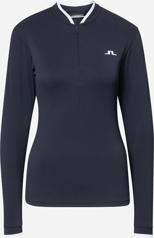 J.Lindeberg Athletic Sweatshirt 'Leonor' in Blue: front