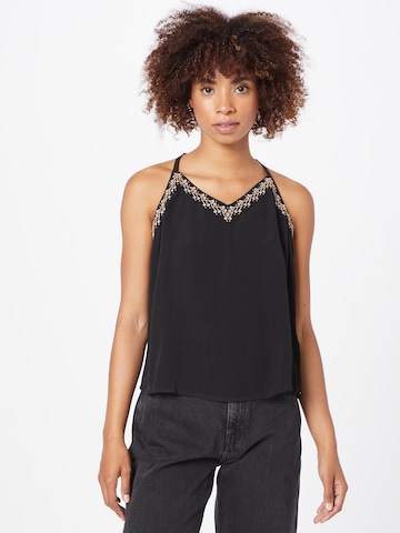 ABOUT YOU Top 'Derya' in Black: front