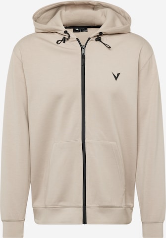 Virtus Sweatjacke 'Taro' in Beige: predná strana