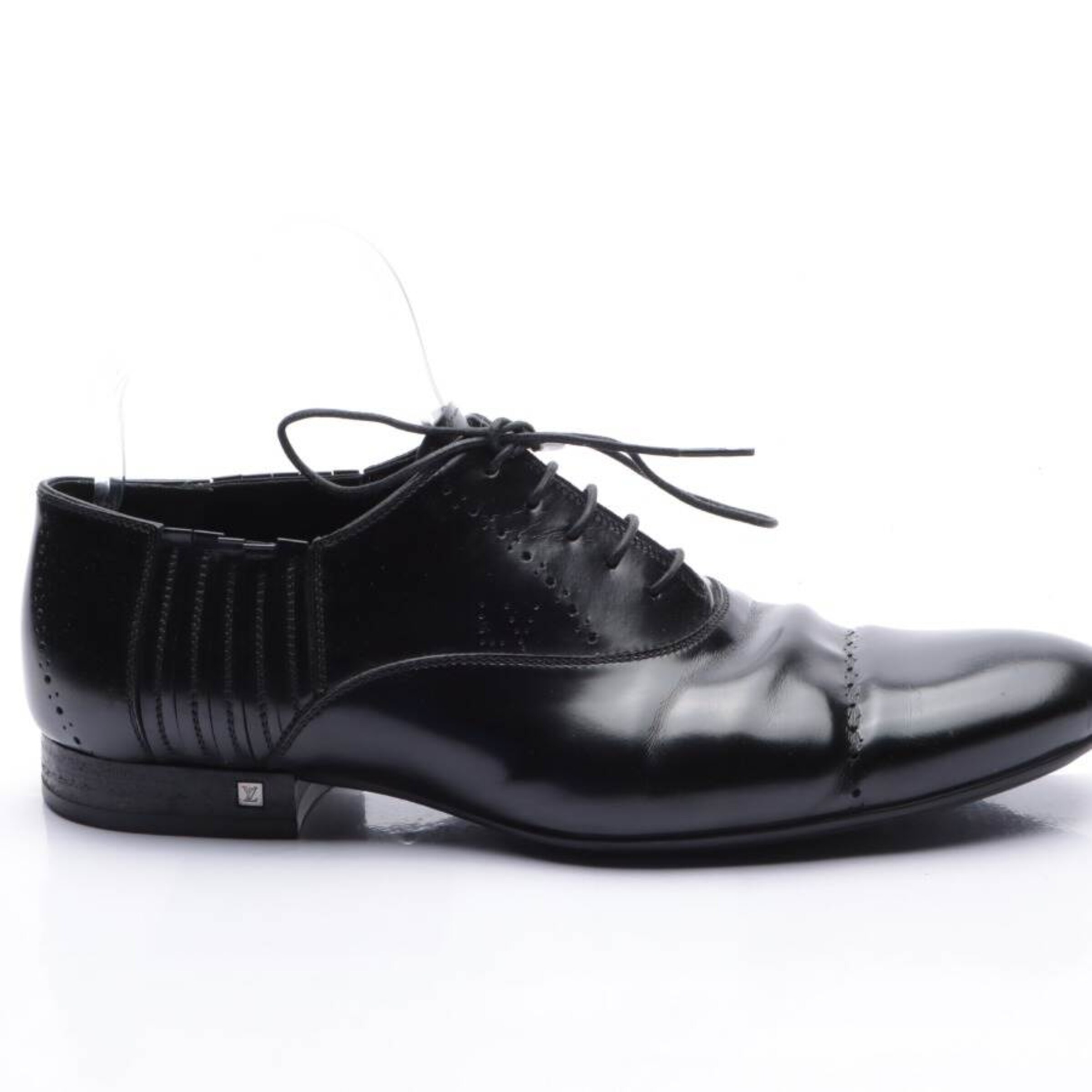 Louis Vuitton Halbschuhe 40 in Schwarz: Vorderseite