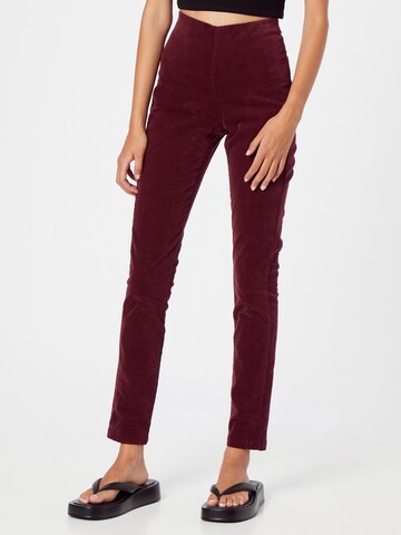 rosemunde Regular Broek in Rood: voorkant