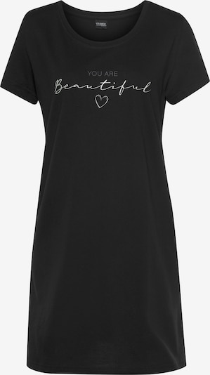 VIVANCE Nachthemd 'Dreams' in schwarz / weiß, Produktansicht