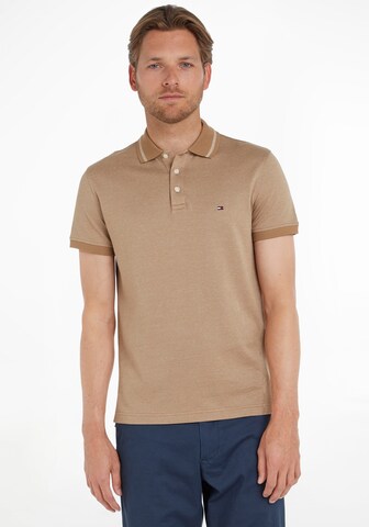 TOMMY HILFIGER Poloshirt in Beige: predná strana