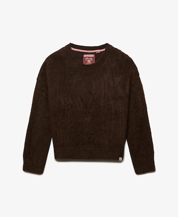 Superdry & Co Oversized Sweater in Brown