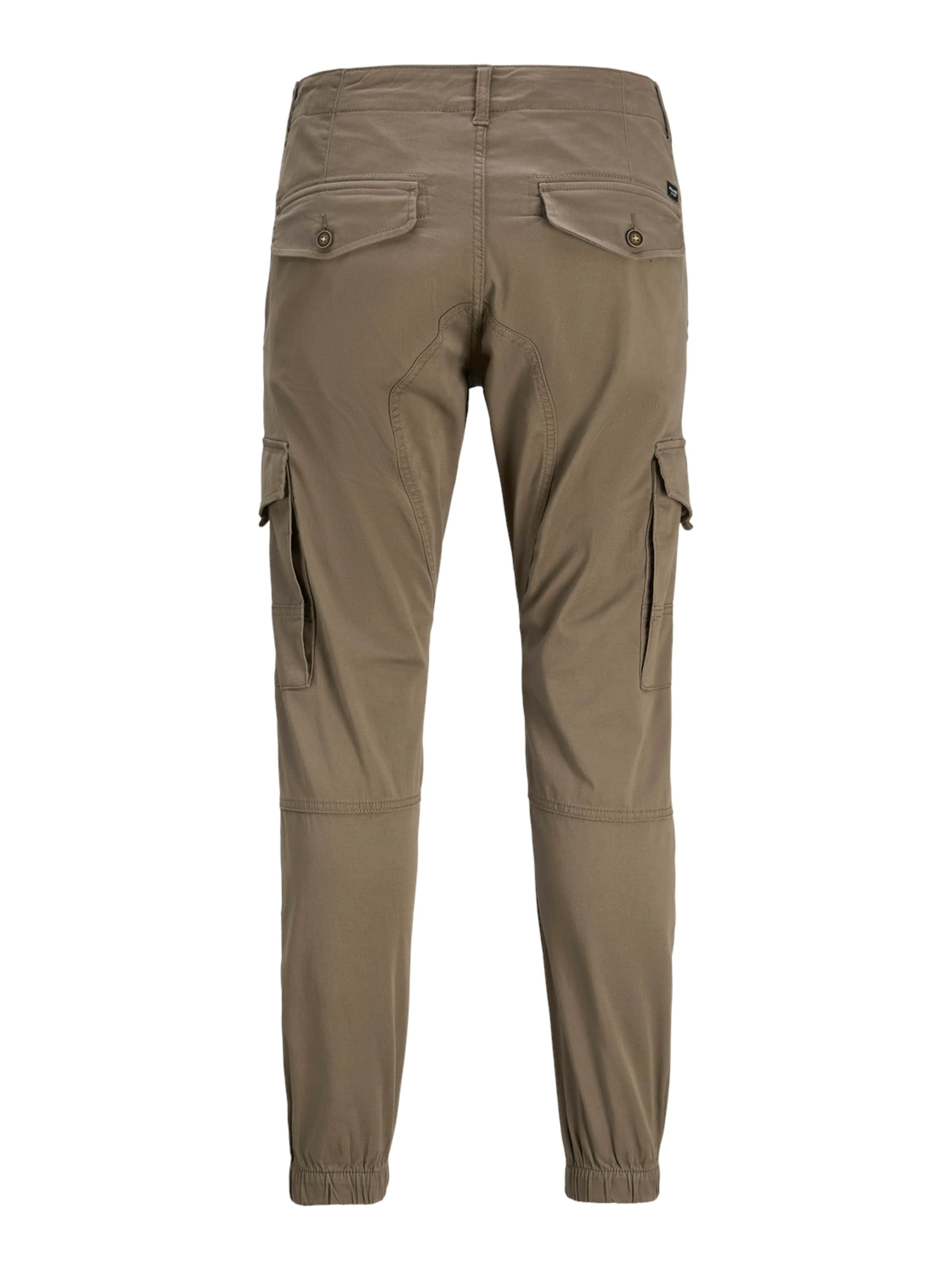 JACK & JONESSlimfit Cargo hlače 'JJIPaul JJFlake' - siva boja