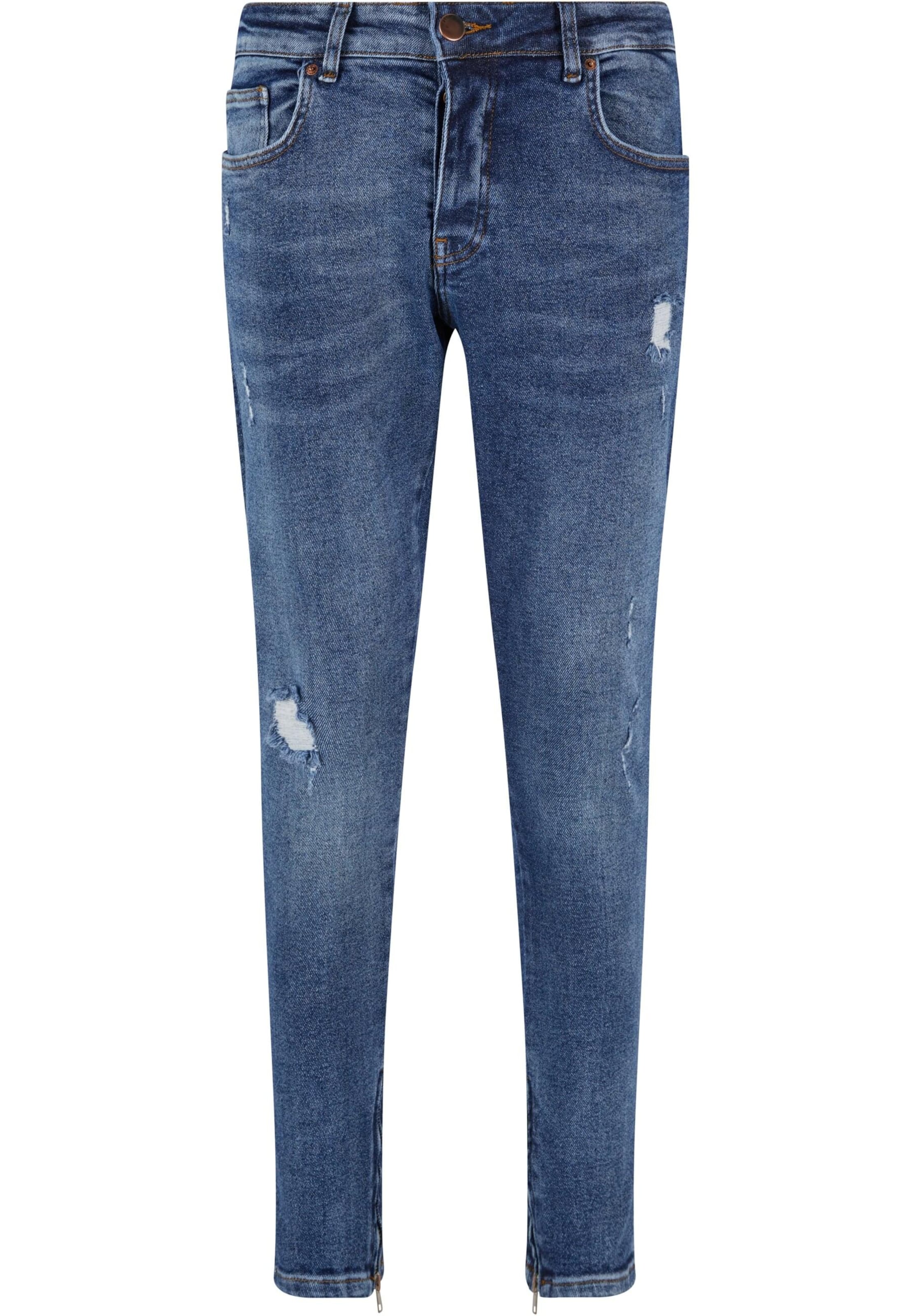 Karl Kani Skinny Džíny – modrá: přední strana