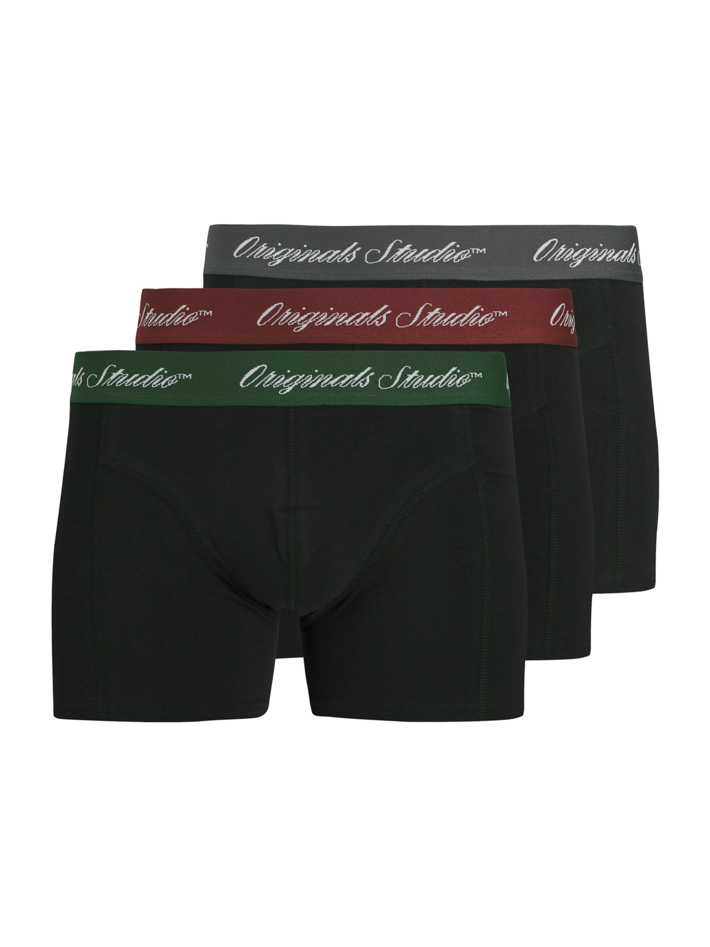 JACK & JONES Шорты Боксеры 'JACNorrebro' в Черный: спереди