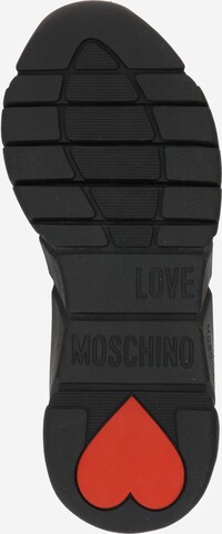 Love Moschino Sneakers hoog in Zwart