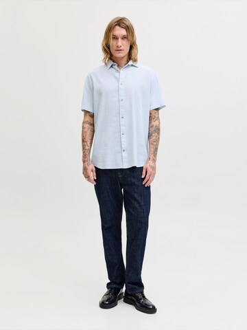 JACK & JONES - Ajuste regular Camisa 'JJESUMMER' en azul