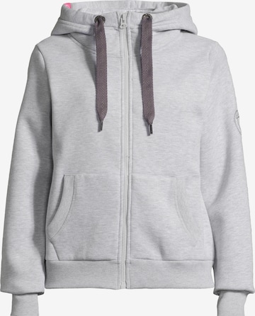 Veste de survêtement 'Sööte' salzhaut en gris : devant