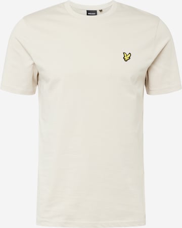 Lyle & Scott T-shirt i beige: framsida