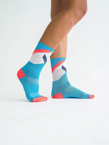 INCYLENCE Athletic Socks 'STRIKES' in Blue