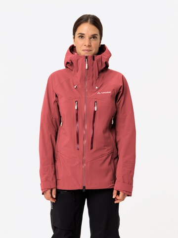 VAUDE Outdoorjacke 'Monviso' in Rot: Vorderseite