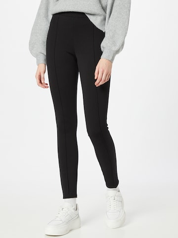 TOM TAILOR DENIM Skinny Leggings in Black: front