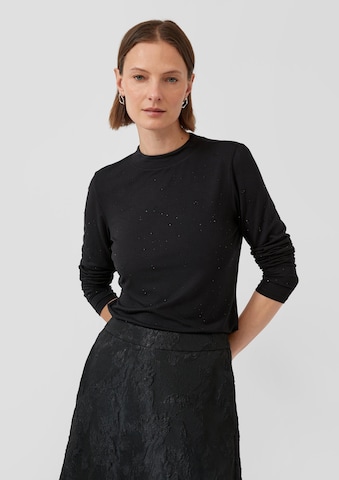 s.Oliver Shirt in Black: front