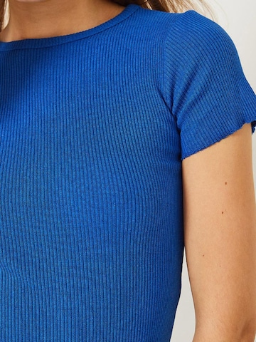T-shirt Bianco Lucci en bleu