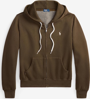 Polo Ralph Lauren Sweatjacke in Braun: Vorderseite