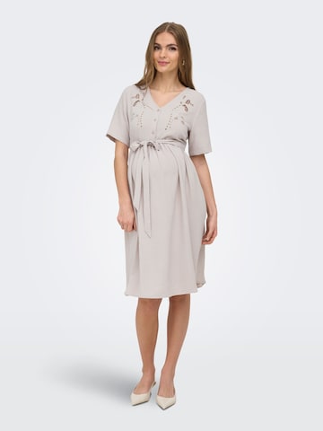 Only Maternity Dress 'OLMEvalou' in Beige: front