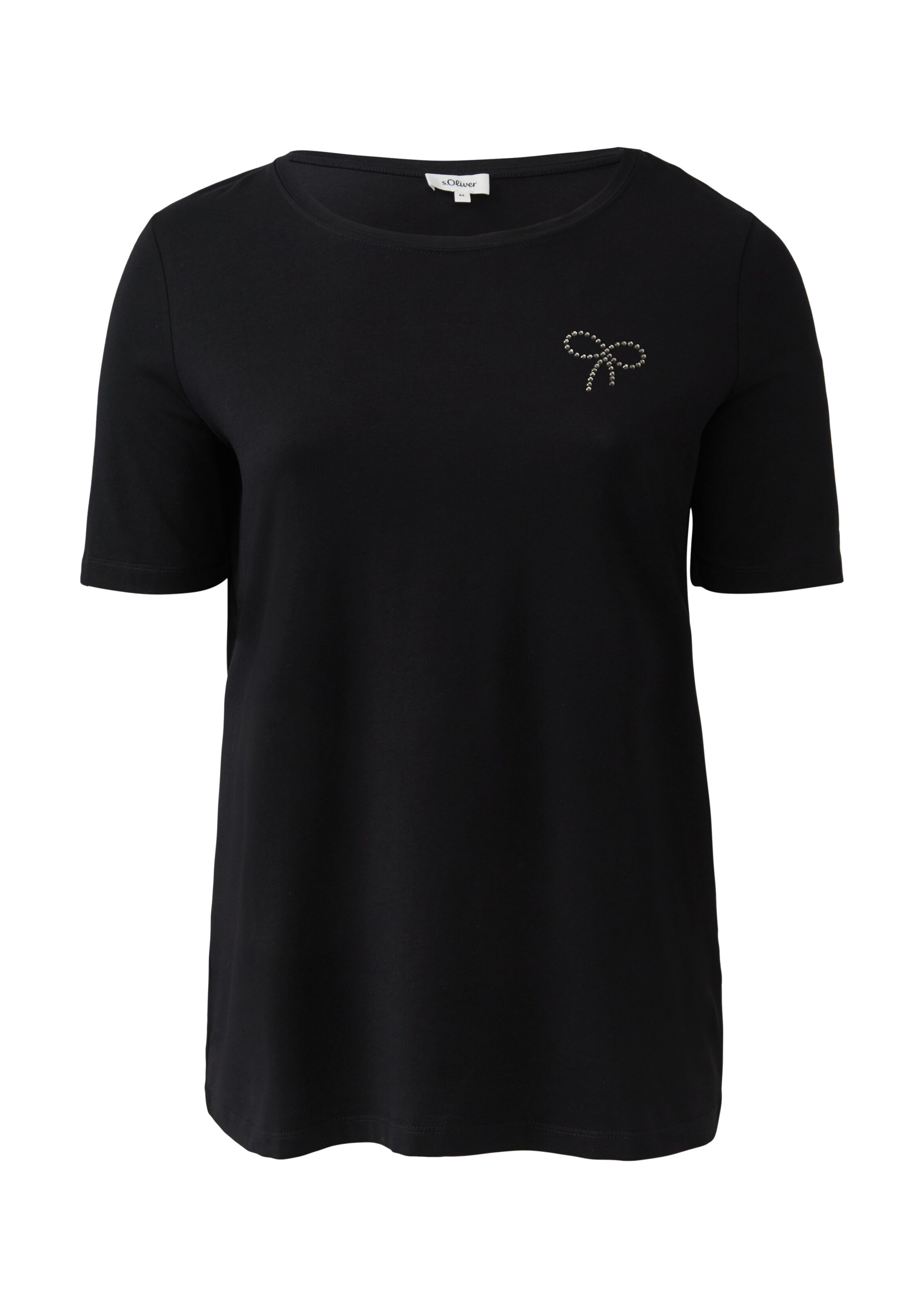 s.Oliver Red Label Plus Shirt in Black: front