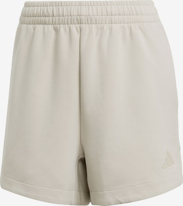 smėlio ADIDAS SPORTSWEAR Laisvas Kelnės 'All Szn': priekis