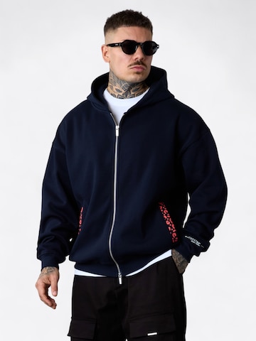 ESTEEM Sweatvest in Blauw: voorkant