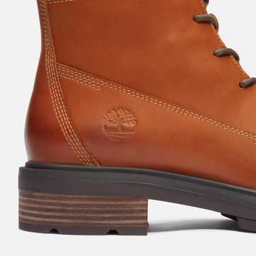 TIMBERLAND Schnürstiefelette 'Brimfield' in Braun