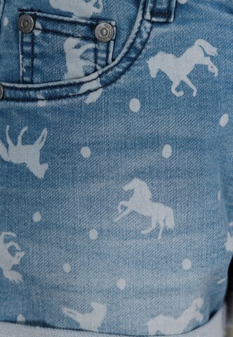 SALT AND PEPPER Regular Pants 'Horses' in Blue
