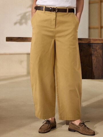 Barrel Pantalon chino 'N. Premium' Next en marron : devant