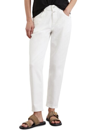 Marc O'Polo Loosefit Jeans 'Model Theda' in Weiß: Vorderseite