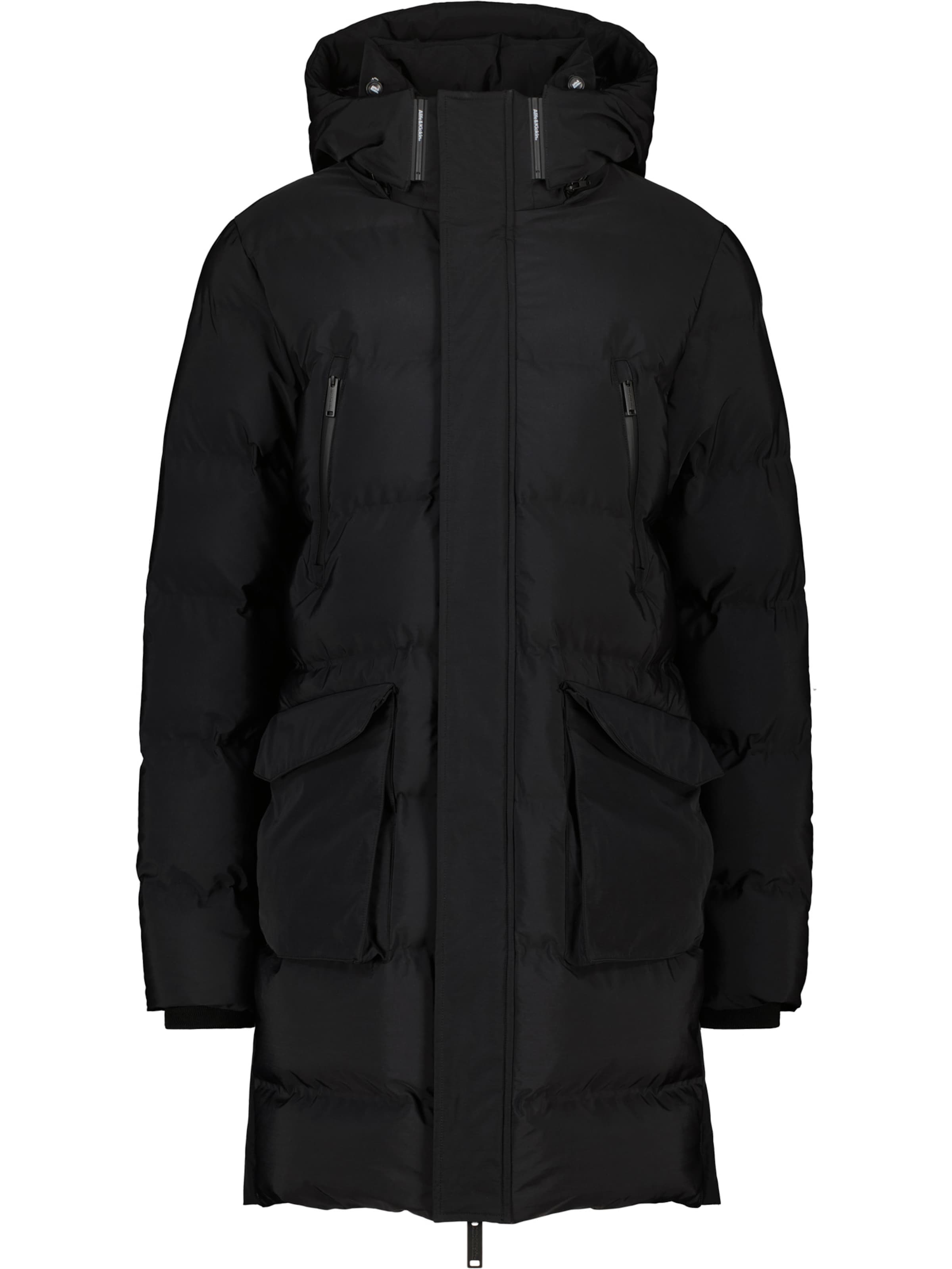 alife &amp; kickin Winter Coat &#x27;Saul&#x27; in Black: front